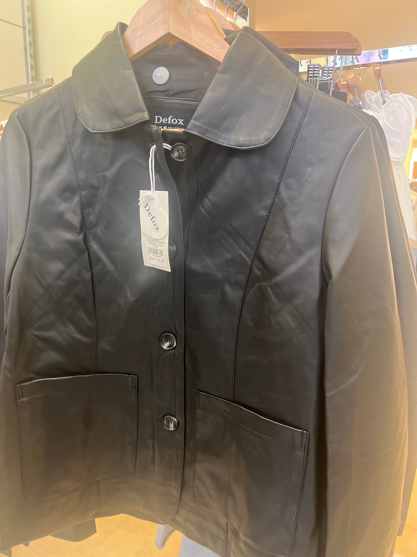 giacca ecopelle zara inspired