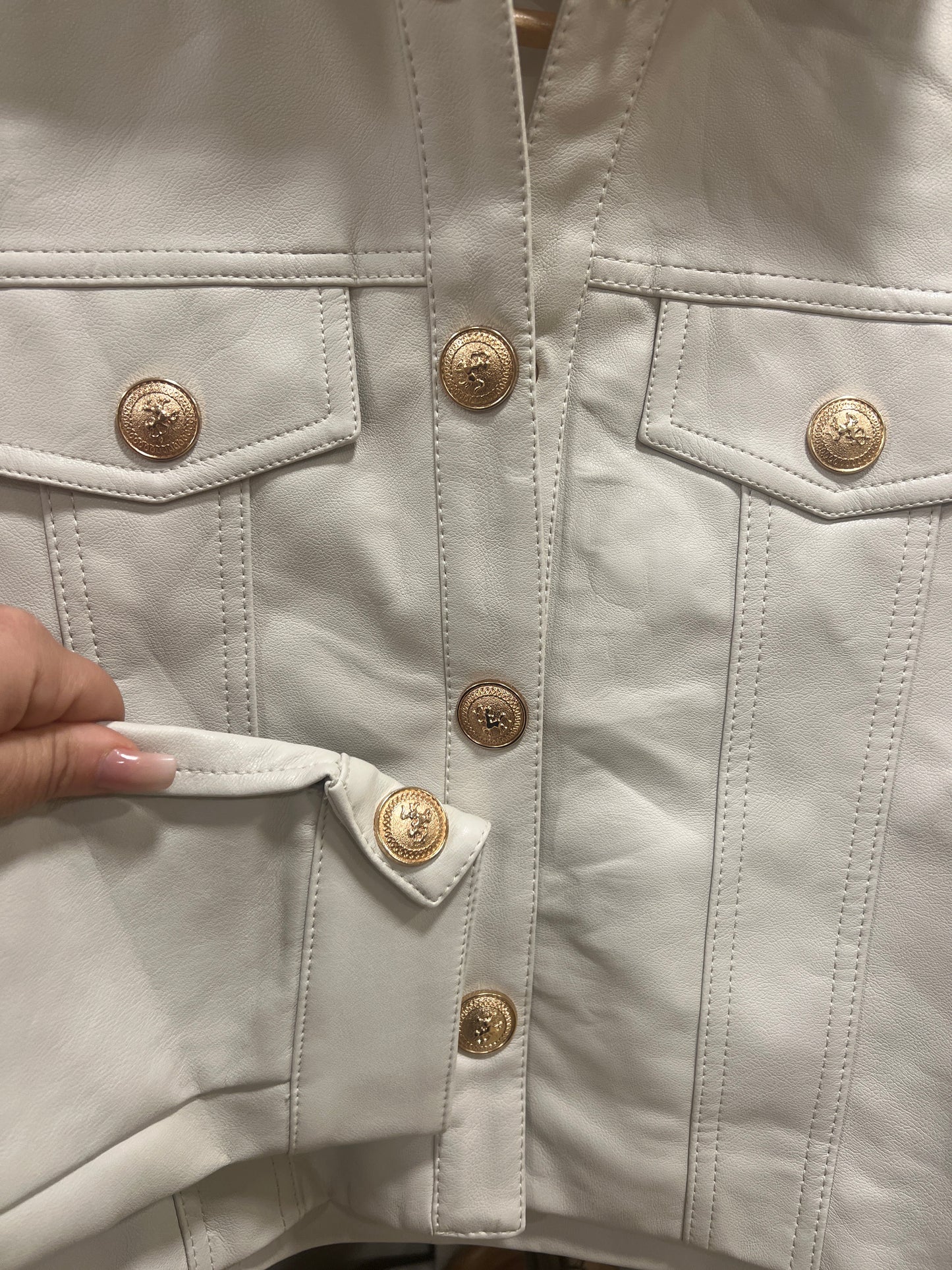 giacca ecopelle zara inspired