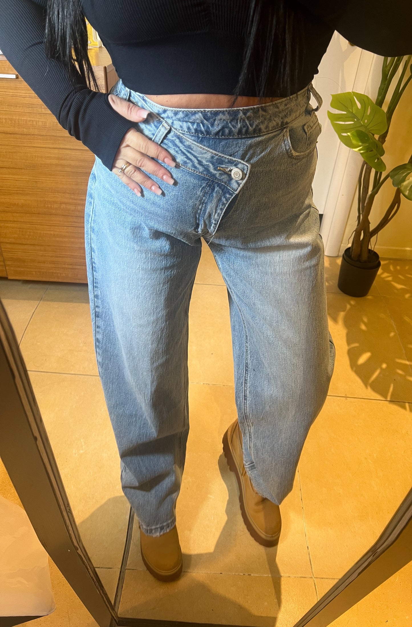 baggy jeans trasversale